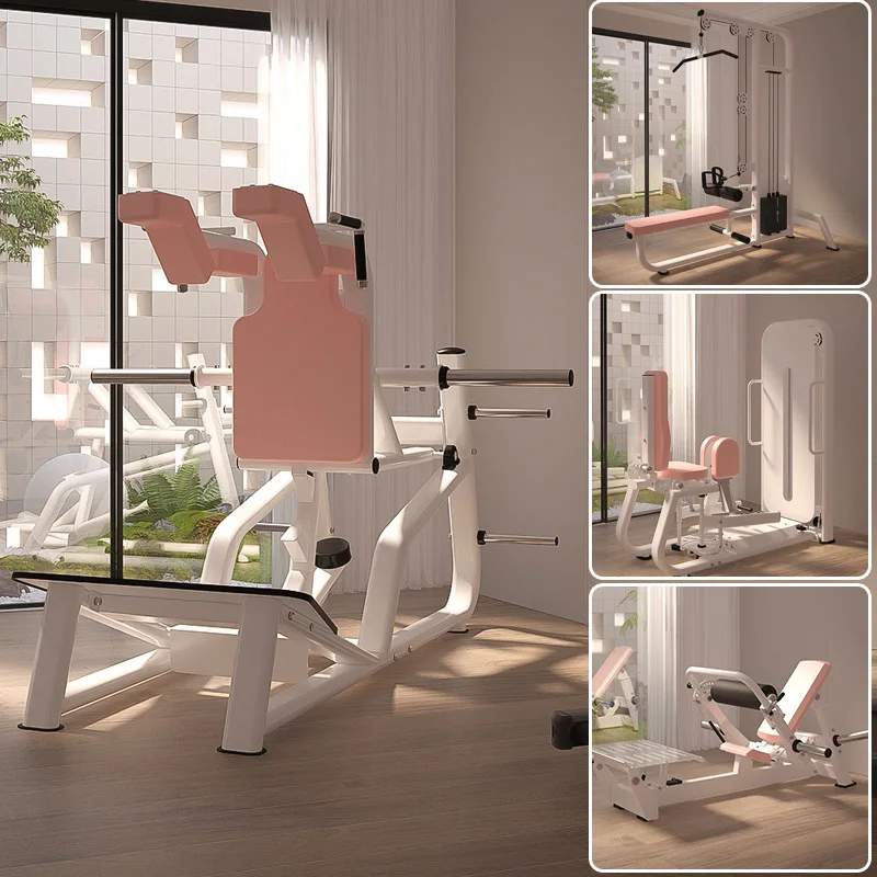 Women's Four Piece Shaping And Hip Training Equipment, High Pull Down Thigh Inner And Outer Side Trainer, Hakke Squat Machine