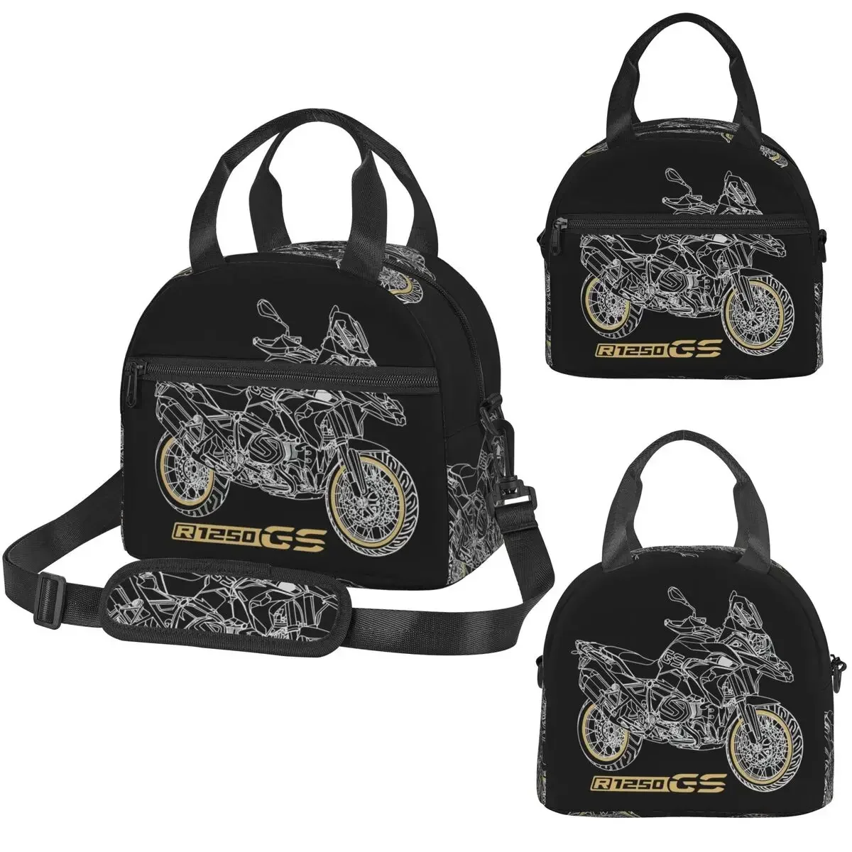 GS 1250 R 1250 Adventure Motorcycle Insulated Lunch Bag for Kids School Cooler Thermal Box Tote Portable Lunch Boxes
