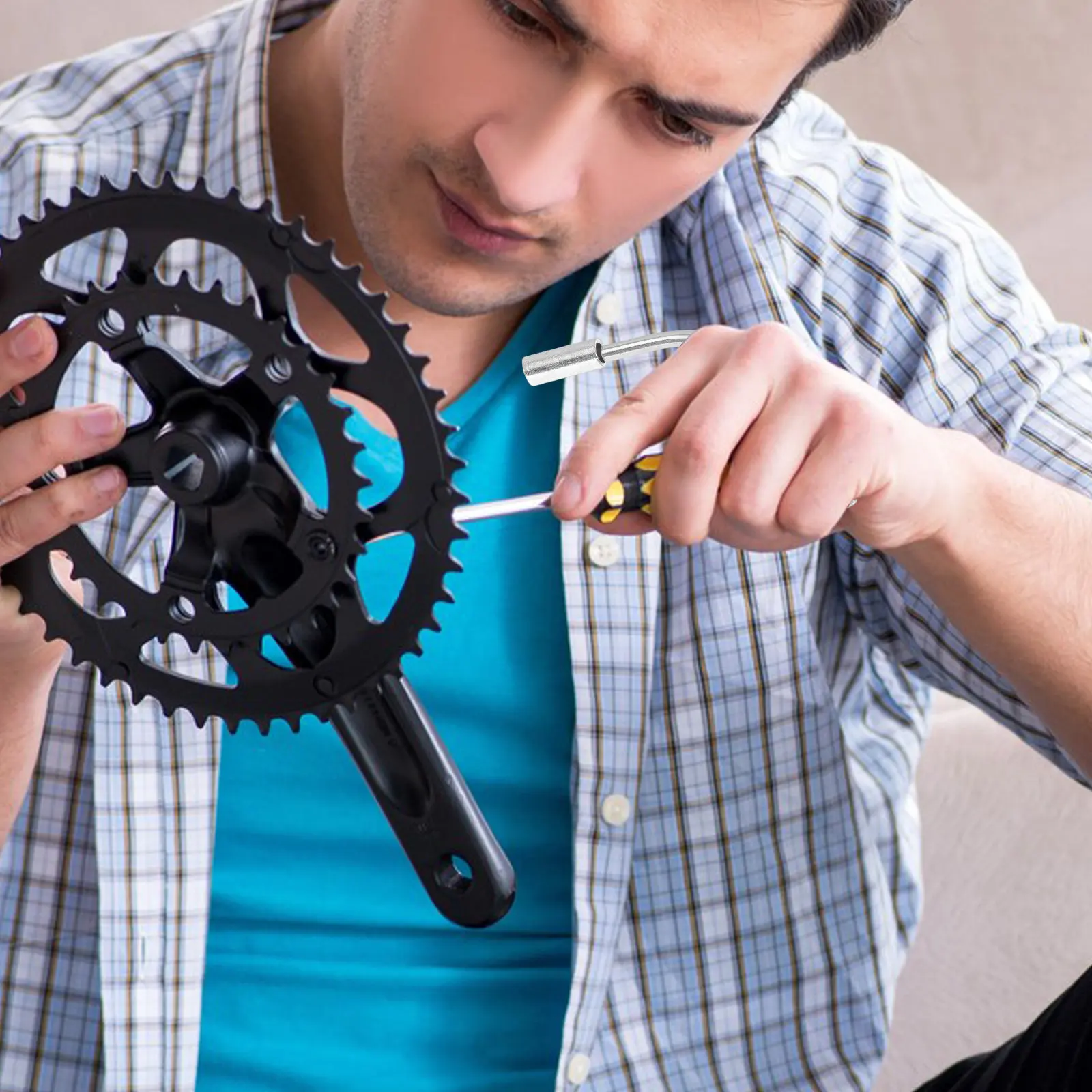 

20Pcs Bike Hose Tubes Stainless Steel Flexible Brake Guide Pipes Durable Replacement Parts for Bike Cable Repair