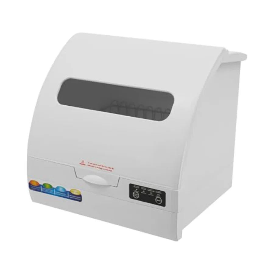 غسالة أطباق محمولة على سطح الطاولة مع 4 أوضاع للغسيل وخزان مياه سعة 9 لتر للمنزل والشقة RV تستخدم غسالة أطباق صغيرة مدمجة على سطح الطاولة مع