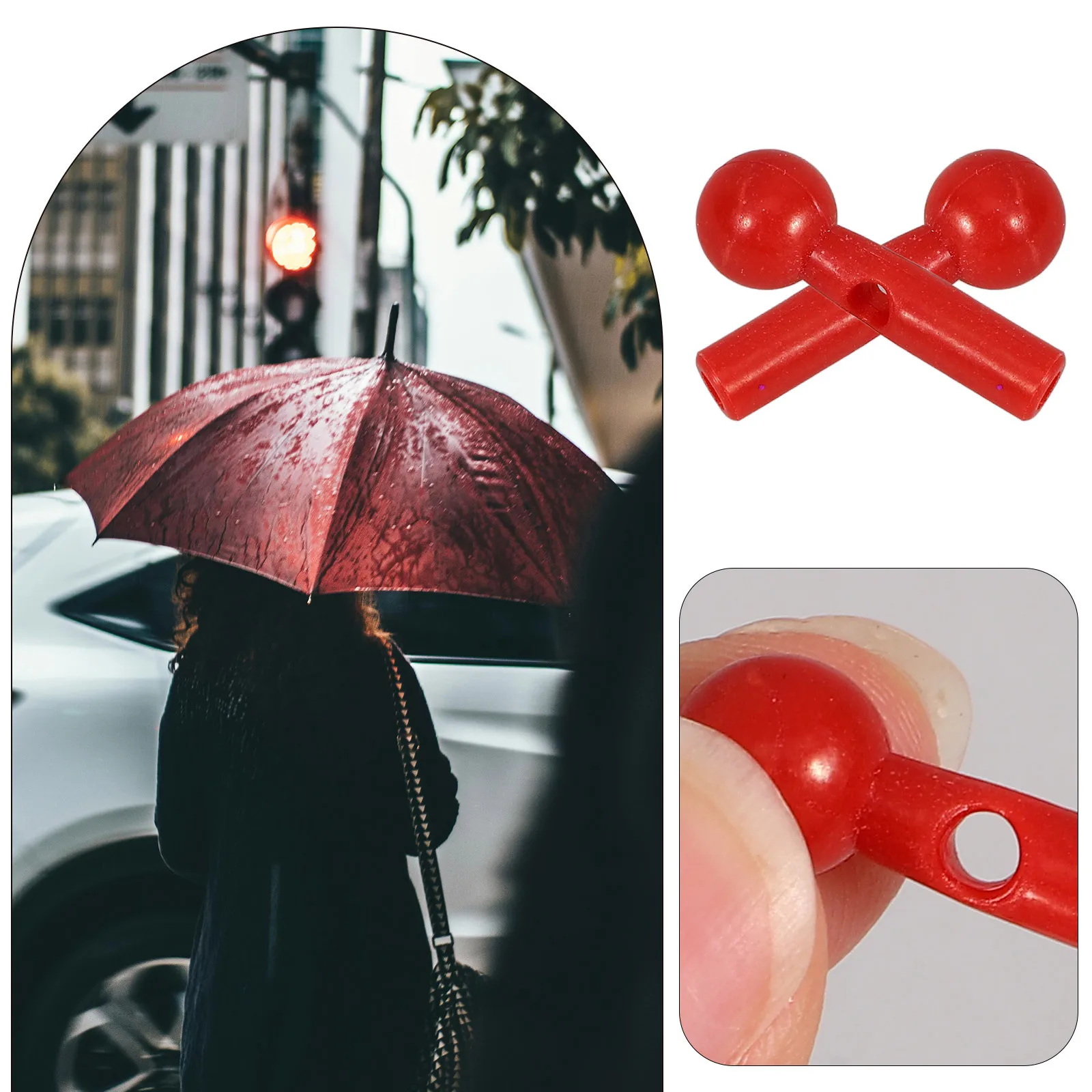 

10Pcs Durable Kids Umbrella Tail Beads Plastic Repairing Accessories Stylish Easy to Replace Wide Compatibility