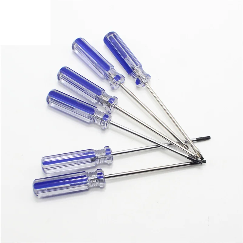 100pcs Game Console External Hexagonal Screwdriver Tool with Hole Manual Plum Cross Screwdriver T8/9/10 Screwdriver Xbox36