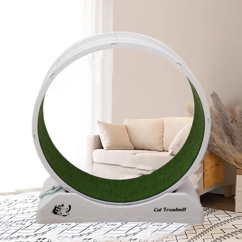 Simple Mute Plastic Roller Cat Treadmill Cat Scratch Board with Running Wheel Climbing Rack Pet Tunnels Tubes