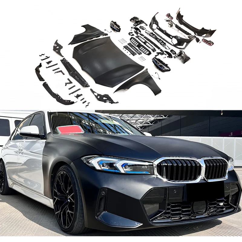 New Arrived 3 series F30/F35 upgrade to G20 LCI body kit Car Facelift Accessories for F30 front bumper