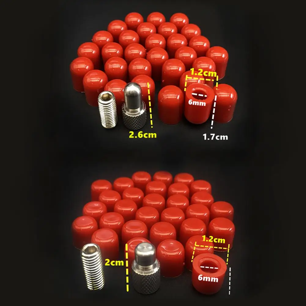 New Thickened Rubber Top Cap And Small Red Cap Repair Tool Dent Repair Tools﻿ Car Dent PDR Repair Accessories ﻿