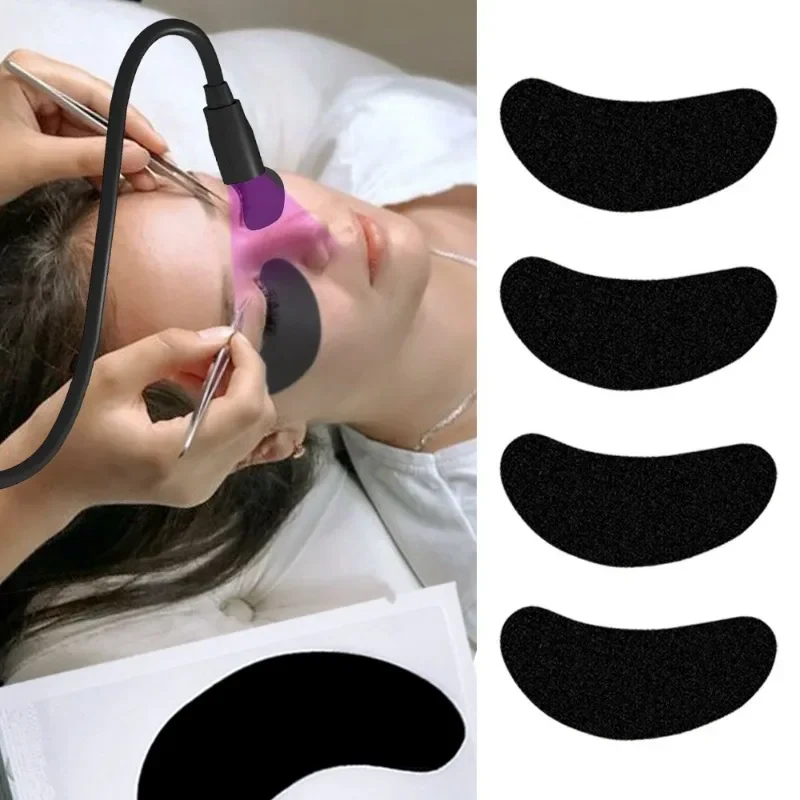 30/60Pairs Polsterung UV Schwarz Patches für Wimpern Verlängerung Augen Gel Pads Hydrogel Isolieren UV Strahlen Papier Aufkleber wraps Make-Up Neue