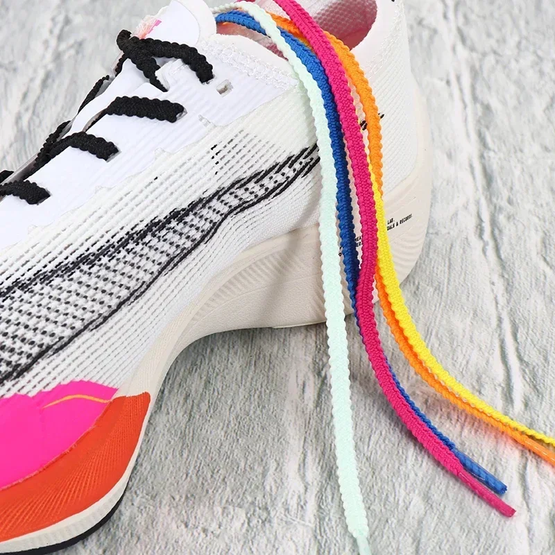 Coolstring Flat Shoelaces 6mm for Sneakers Tennis Shoes Trendy Replacement Lace Perfect for Racing Running Footwear Accessories image 4
