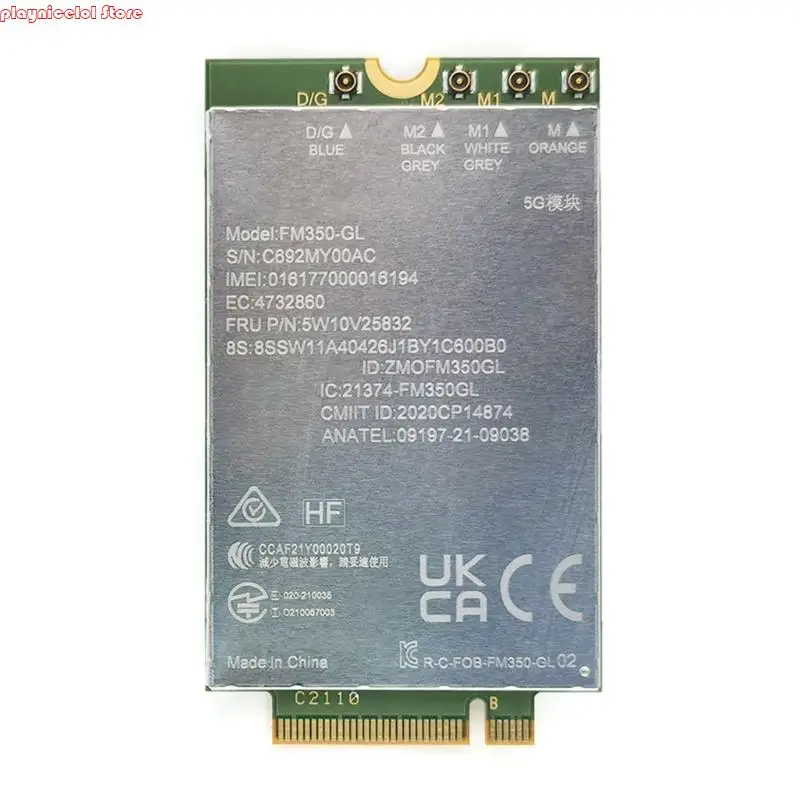 

E8BA FM350-GL LTE WCDMA Module with PCIe Interfaced and Antennae Tuning