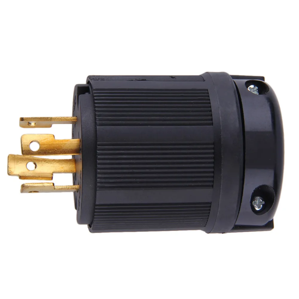 Heavy Duty Industrial Grade UL Listed Generator Power Locking NEMA L14-30P Twist-Lock Plug 30A 125-250V 3P 4W US Plug