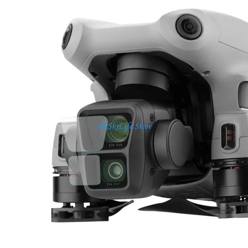 E65E Durable Tempered Glass Lens Covers for Air 3 Glass Film Scratch Proof, Oil Repellents, Hassle Installation