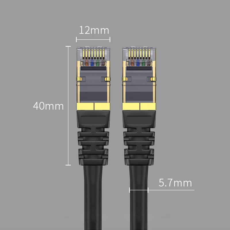 OMAY Ethernet Cable RJ45 Cat7 Lan Cable UTP Network Cable for Compatible Patch Cord for Modem Router