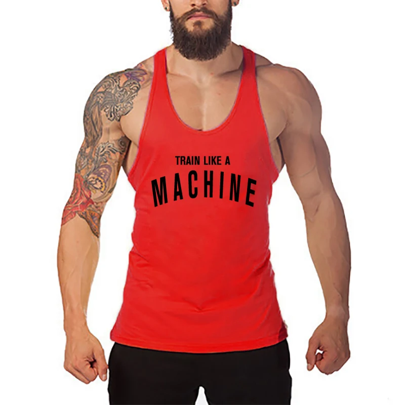 Summer Men Running Vests Breathable Gym Workout Clothing for Cotton Fitness Tank Top Loose Stringer Sleeveless Comfortable Shirt