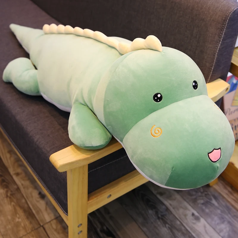 150cm Giant Size Dream Dinosaur Plush Toys Stuffed Soft Pillow Long Dinosaur Doll Present Gift