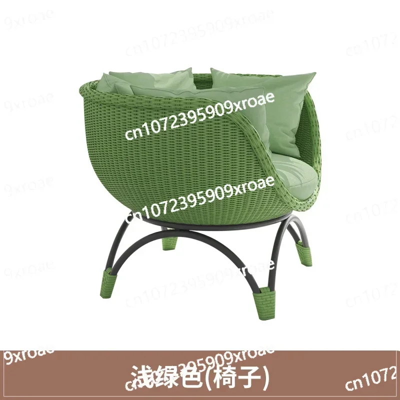 

Chair Single Indoor Nordic Rocking Chair Outdoor Swing Basket Glider Indoor Balcony Leisure Rattan Chairs Terrace Rattan