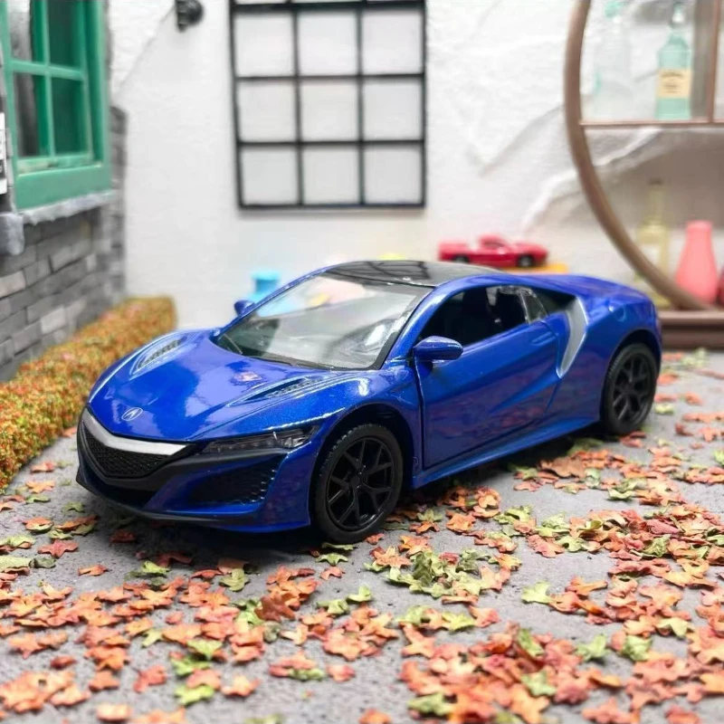 

1:36 Honda Acura NSX Super Sports Car Collection Model Scale Licensed Alloy Metal Diecast For Pull Back Toys Favorite Festival
