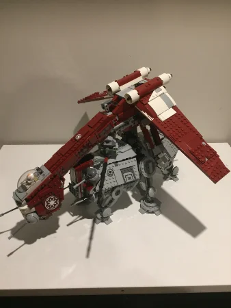 2024 NEW MOD Coruscant Dropship 75354 Model fit for MOC-75337 Republic Dropship AT Building Blocks Toys Gifts