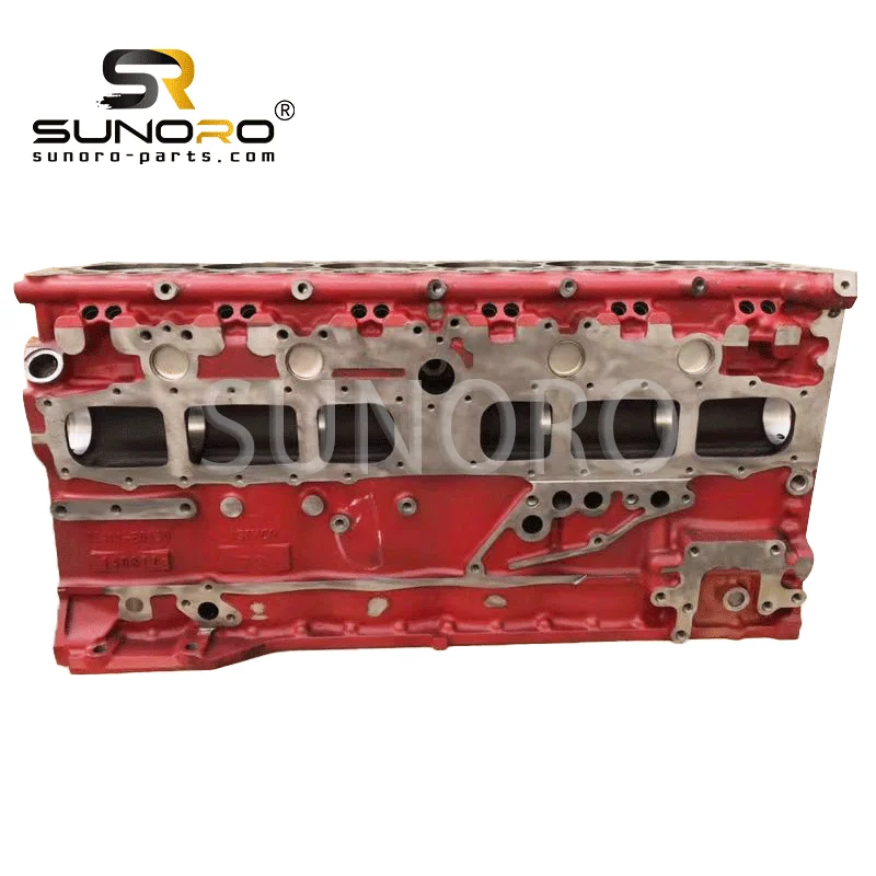 HINO P11C Engine Cylinder Block For Spare Parts Of SK460-8 Excavator Engine Kobelco