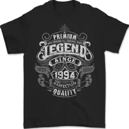 

Мужская футболка премиум-класса из 1994 хлопка с надписью «Legend 29th Birthday», 100%