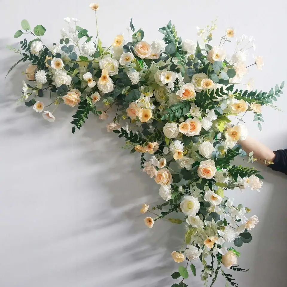 

Artificial flowers, corner decorations, wedding scene decoration props, silk flower road guide flower arrangement