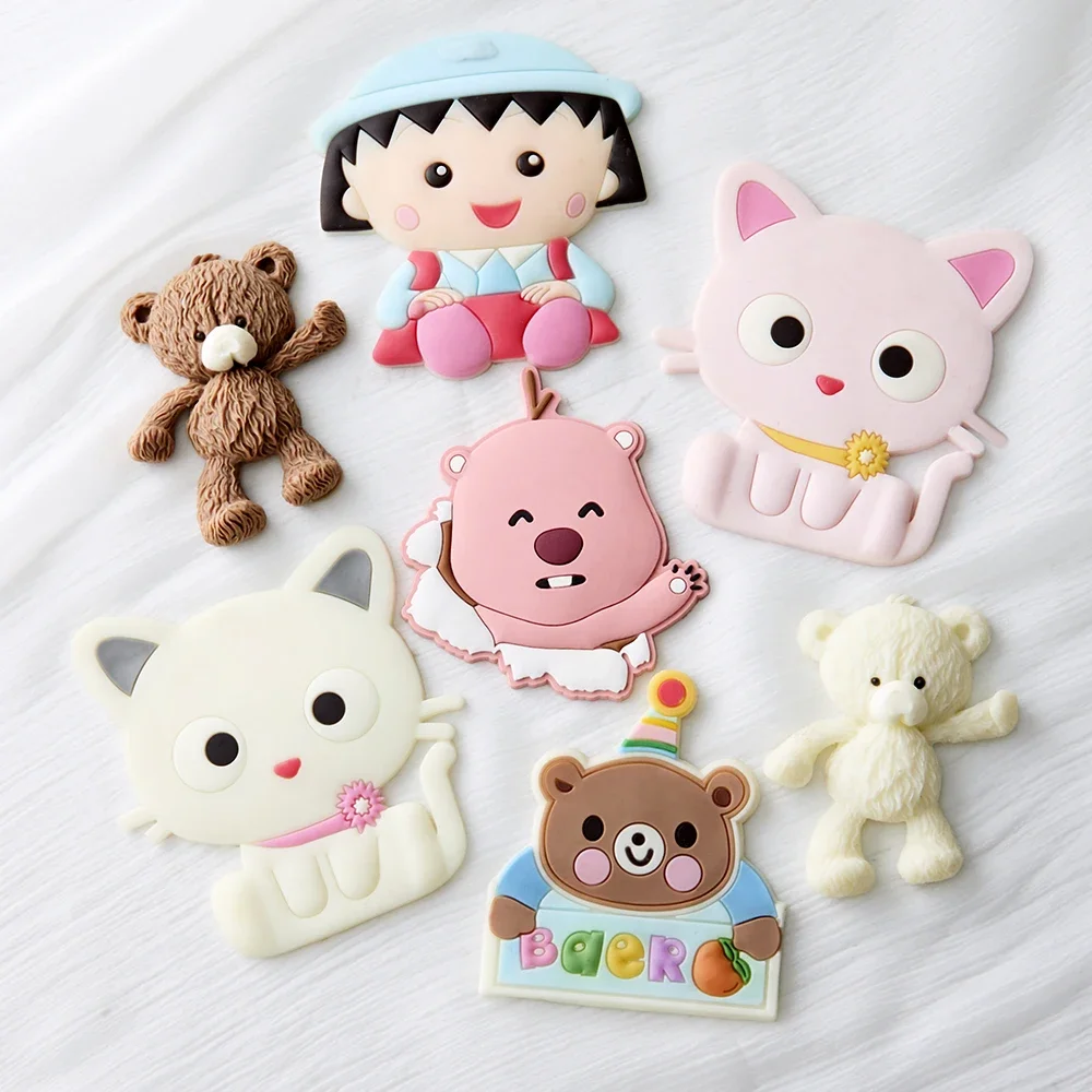 

VERIDIAN Cartoon Animal Silicone Molds Diy Party Hat Bear Fondant Cake Chocolate Mould Birthday Party Supplies Cake Decoration