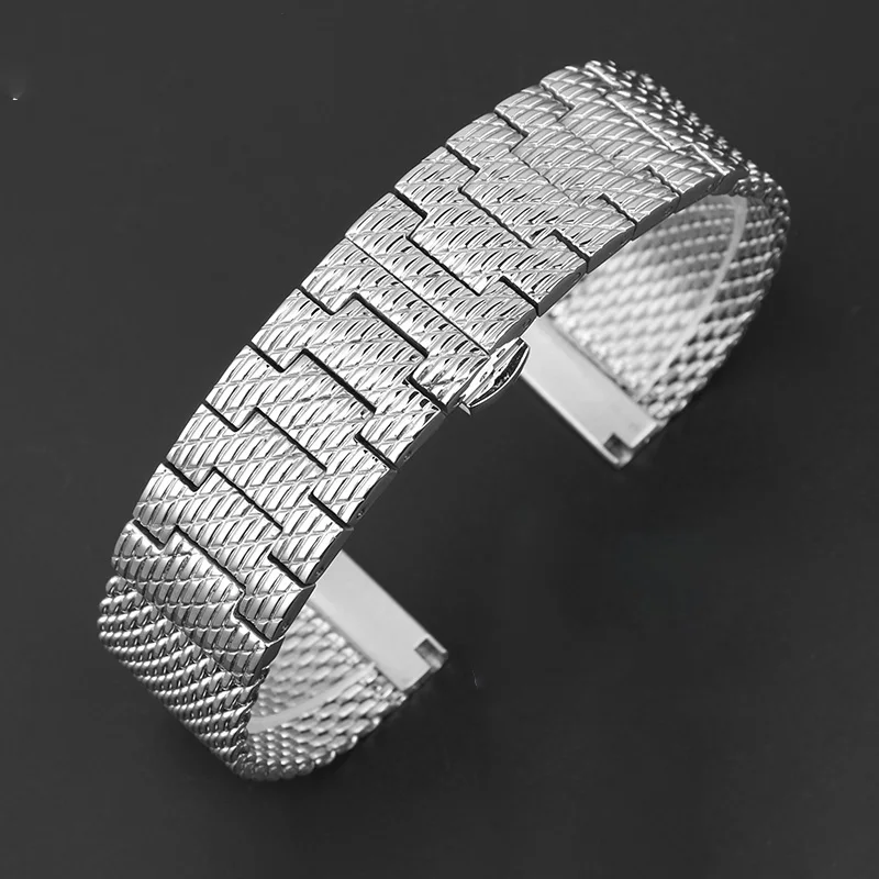 22 23 stainless steel mesh belt watch strap watchband Substitute for CITIZEN BLUE ANGELS PROMASTER SKYHAWK JY8085 JY8030 JY8070