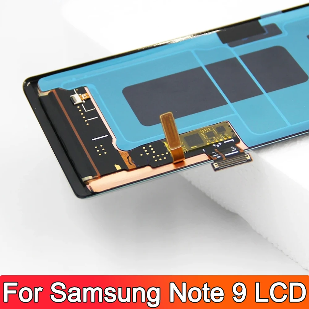 New OLED Note 9 Screen For Samsung Galaxy Note 9 LCD Display N960F N9600 Touch Screen Replacement Digitizer Assembly with Frame