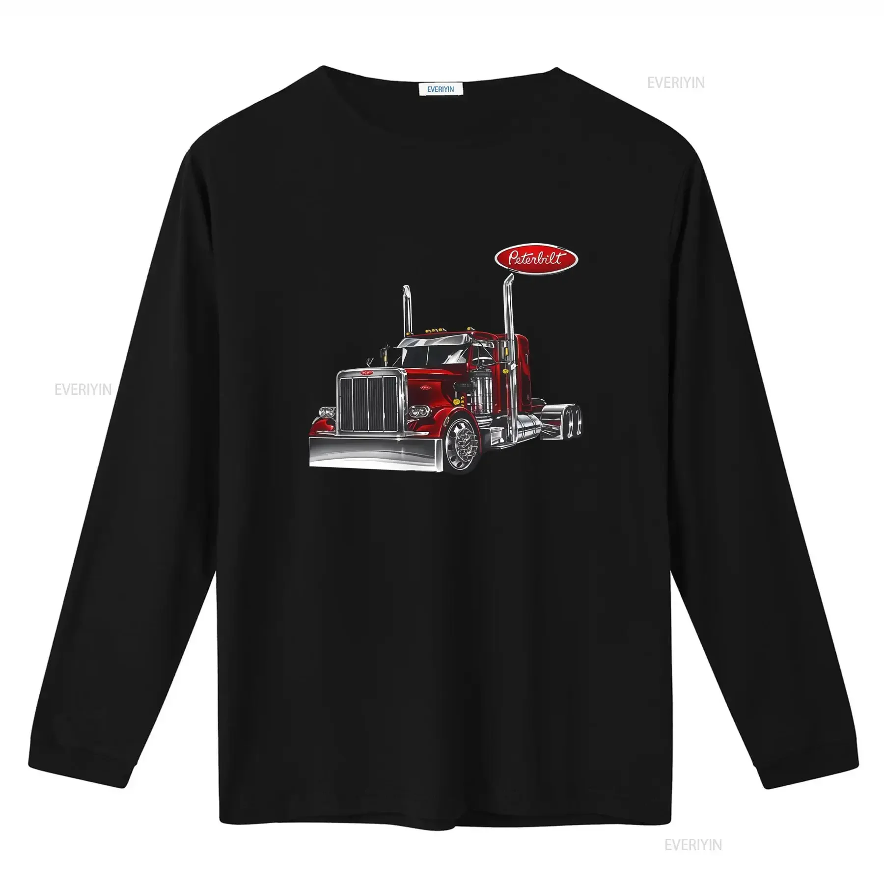 Peterbilt Truck T shirt for Trucker Fans Perfect Idea vintage Washed Casual Top For Everyday Wear homme Unisex Soft streetwear image 2