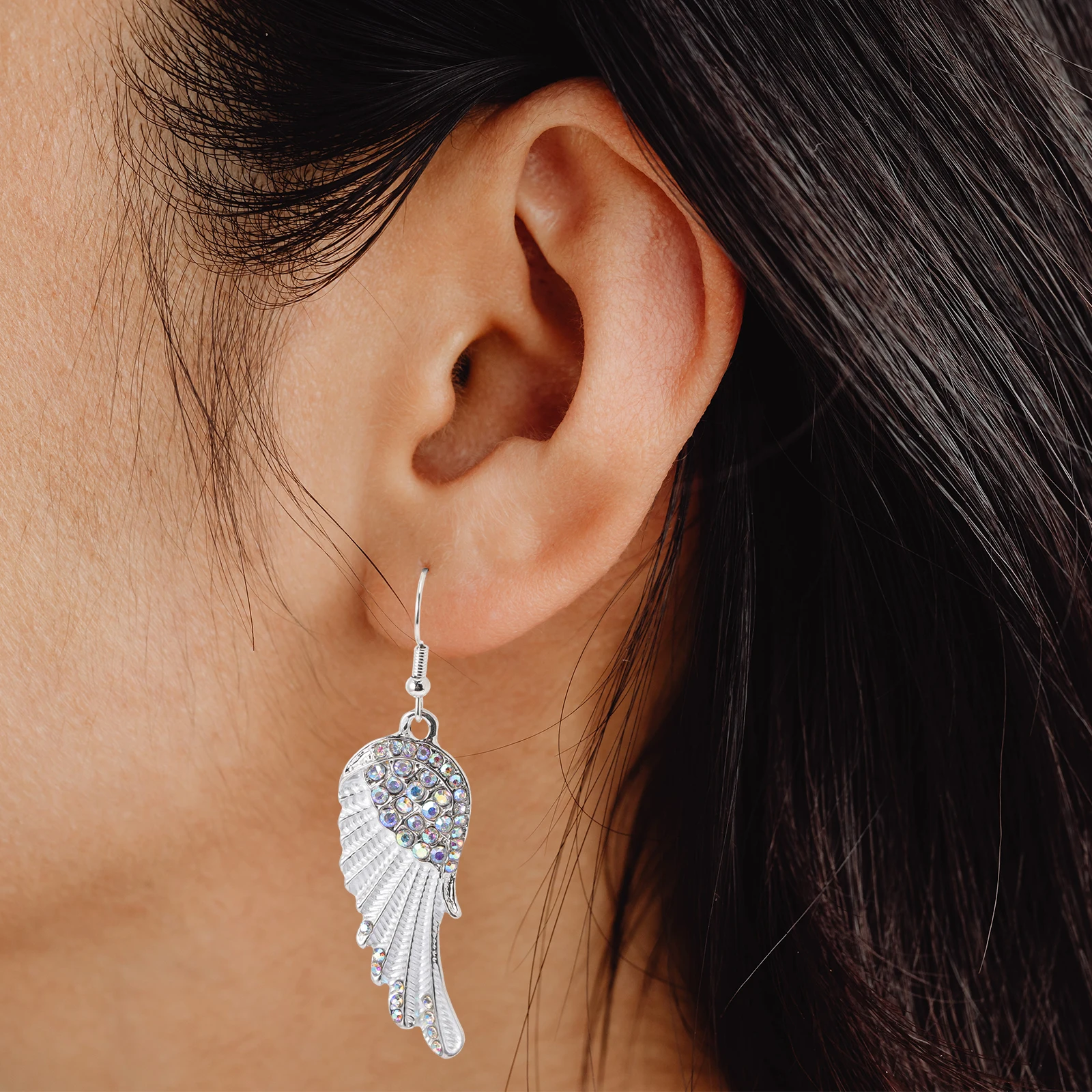 

Wings Earrings Wedding Design Dangle Bridal Jewelry for Women Women's