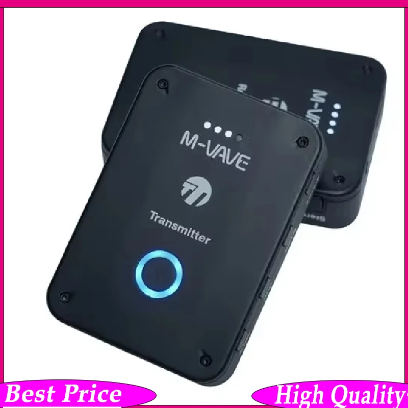 

Беспроводная система мониторинга M-VAVE WP-9 2.4G с перезаряжаемыми передатчиком и приёмником, функцией моно-записи для живых выступлений