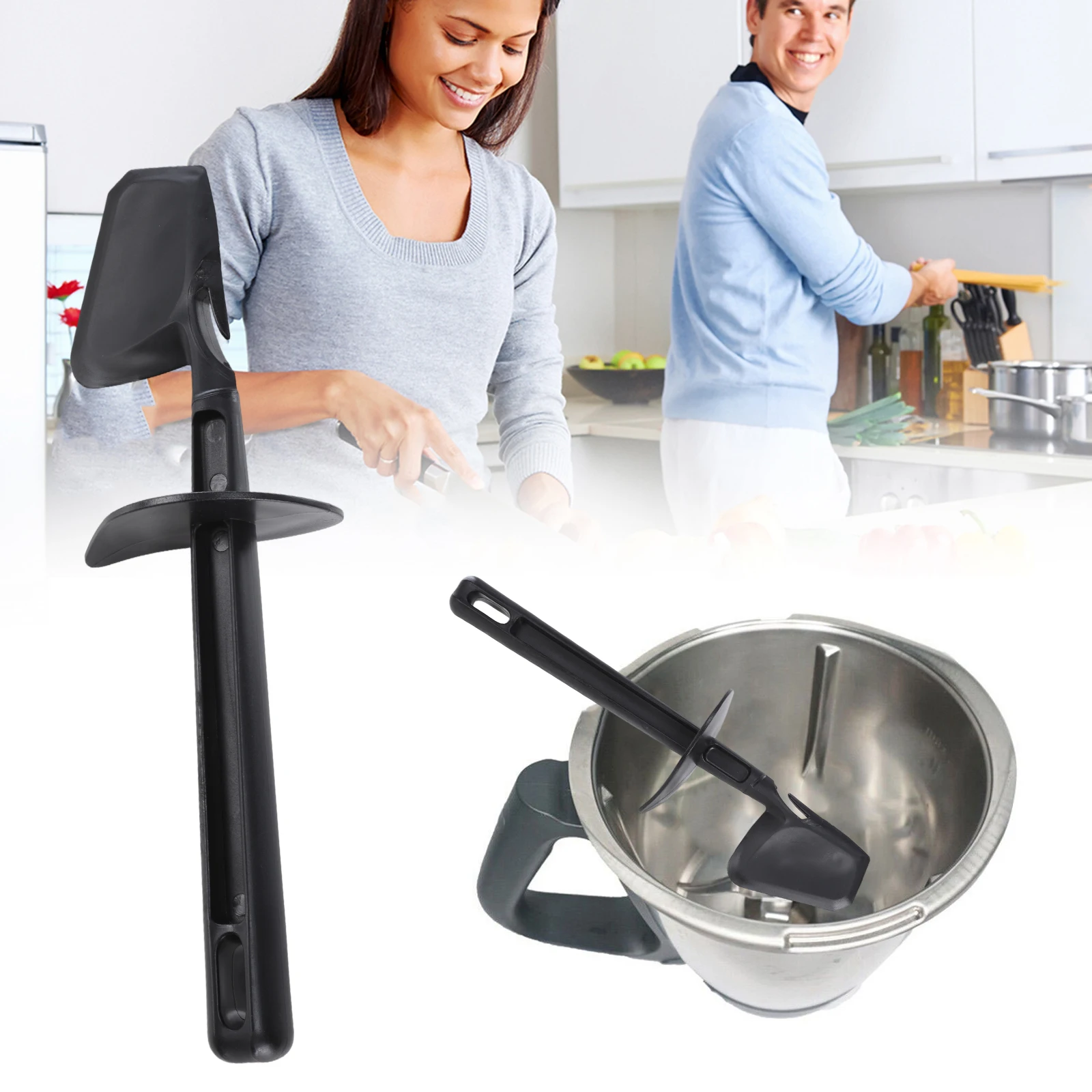 Spatula Scraper Blender Replace Parts Dough Scraper Spatula Food Collection Scraper Jar Wall Scrapers for Thermomix TM31 TM6 TM5