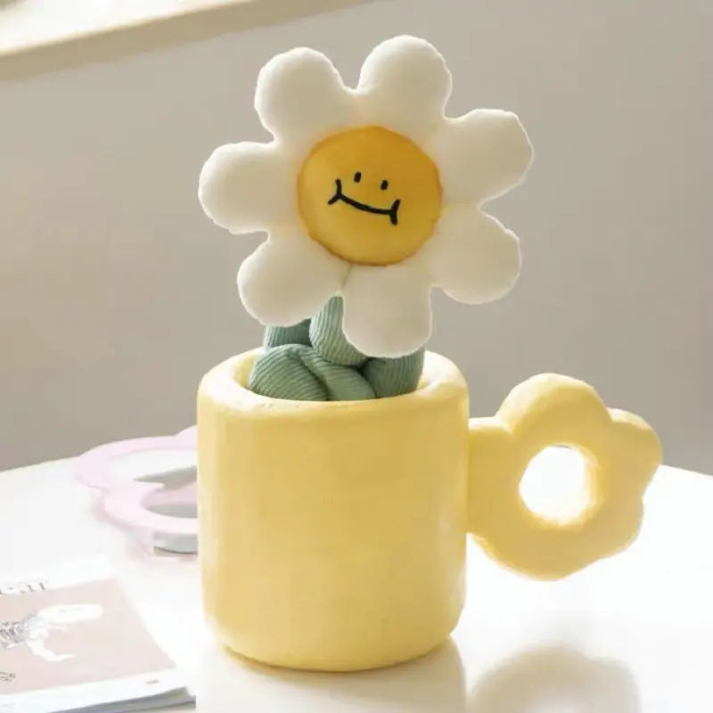 Cute Tulip Flower Plush Toy Funny Long Tulip Plushies Pillow Cartoon Soft Kids Babys Toys Gifts for Girls ChildKawaii Room Decor