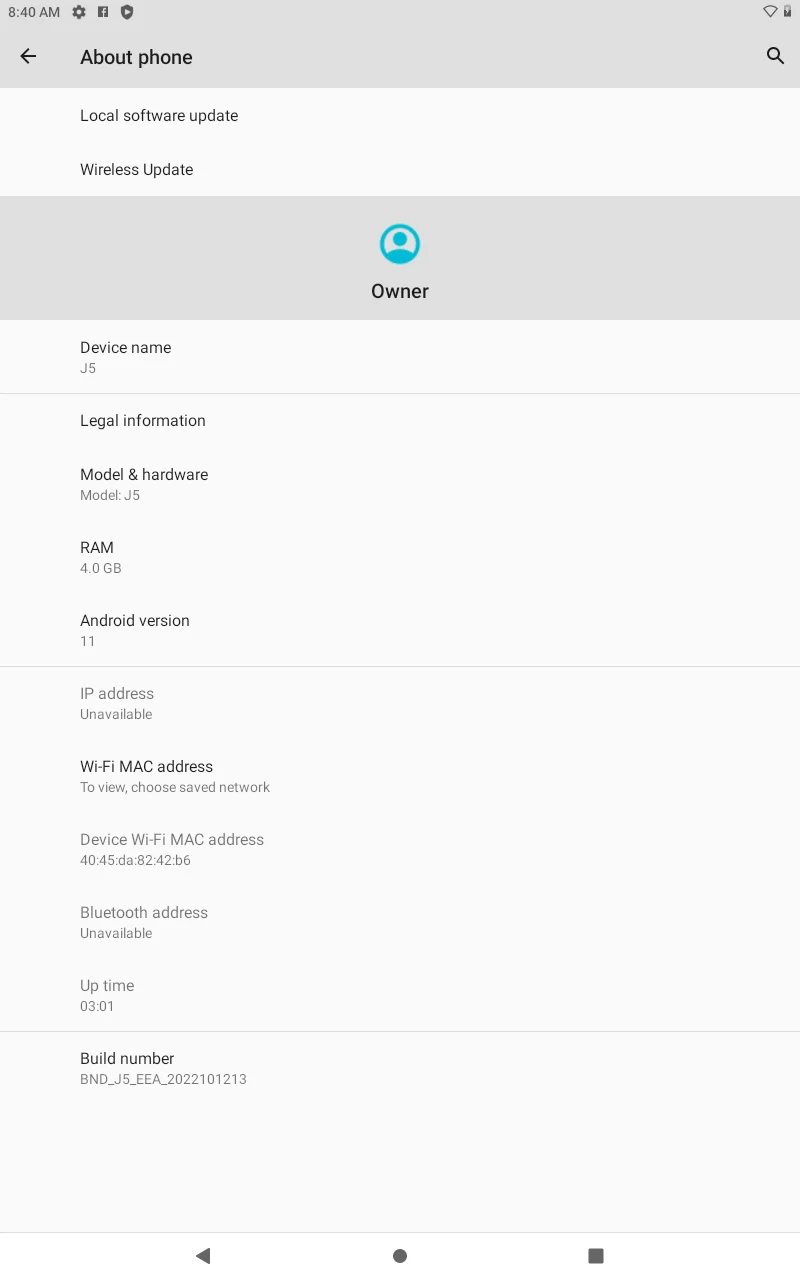 JUSYEA 10,1-Zoll-Android-10-J5-Tablets, ultradetragbar, 4 GB RAM, 64 GB ROM, Octa-Core, 8000 mAh, Typ-C, WLAN, Bluetooth 5.0, 1280 x 800 Pixel – Detail 14