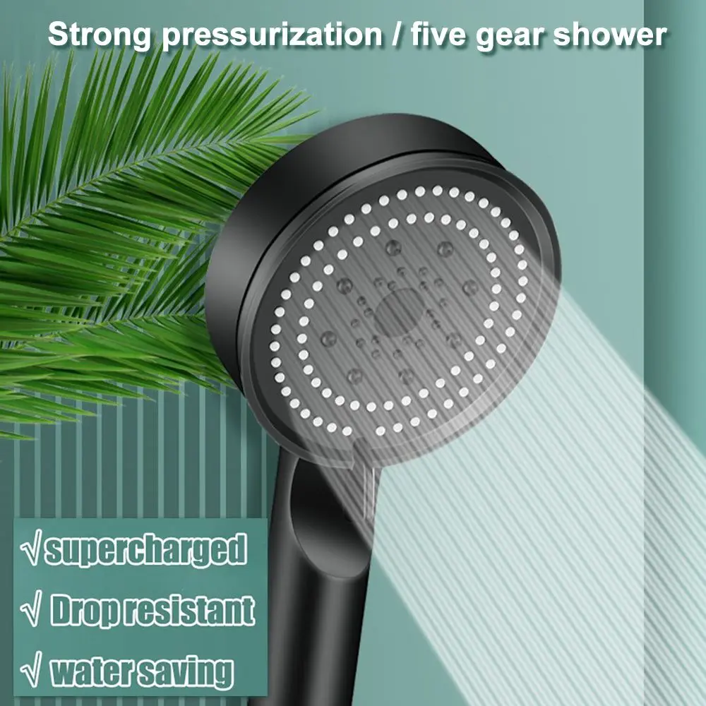 Multi-function 5 Modes Handheld Adjustable Bathroom Shower High Pressure Showerhead Shower Head Water Saving Sprayer