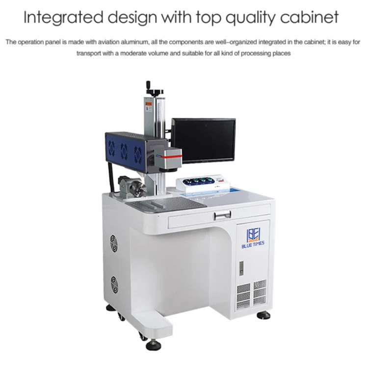 Bluetimes Customized Logo 35W CO2 RF Laser Marking Machine Gantry-type Sino Galvo Marking Head Jcz Control Yongli Davi