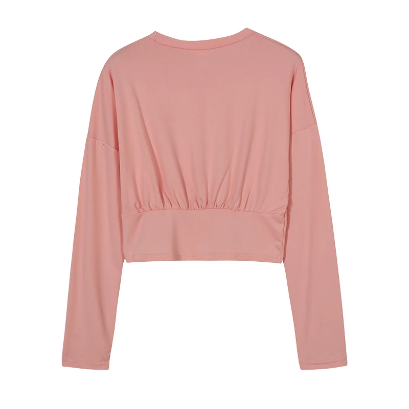 2023 neue AutumnWomen's Reine Farbe Sport Taille Anzug Mode Lässig Zwei-stück Set – Detail 36