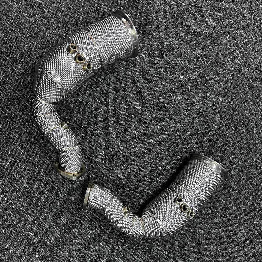 Stainless Steel Downpipe for S 2.9T 2019+ Exhaust System Performance Downpipe Muffler With OPF - view 4