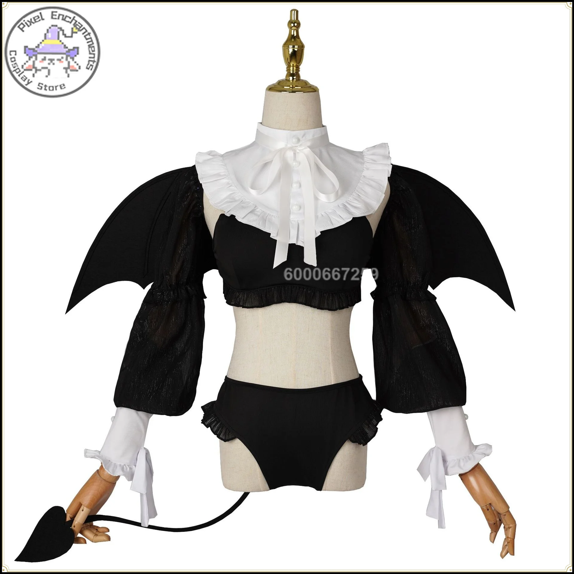 My Dress-Up Darling Marin Kitagawa Cosplay costume Women Full Set Devil Witch Lace Mini Dress anime outfit Halloween party suit