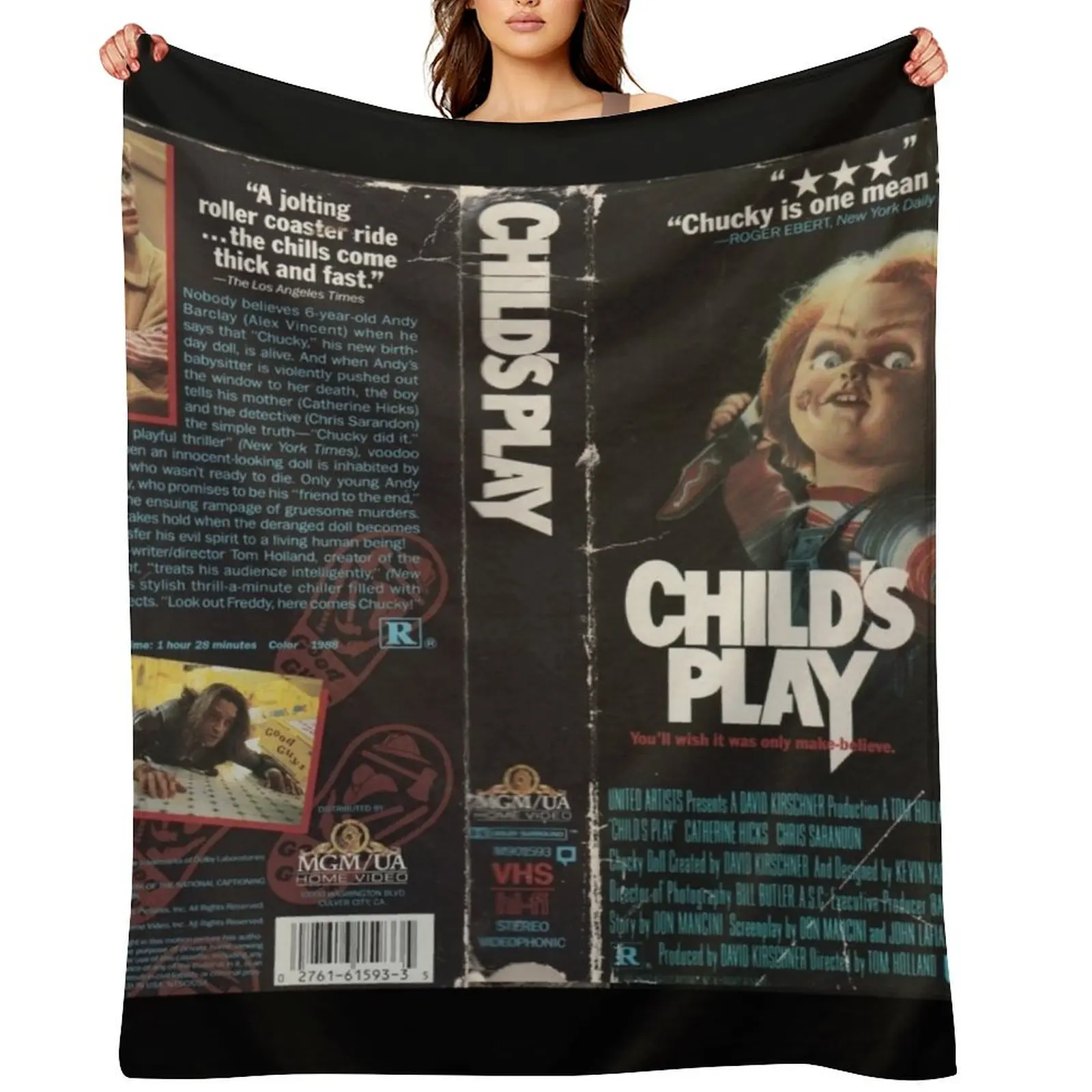 

HORROR Art work Cover Throw Blanket Custom Camping Quilt Designers Blankets