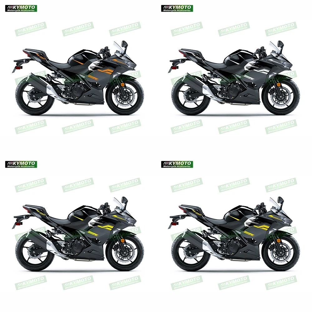 

Для NINJA400 Ninja 400 2018-2022 аксессуары для мотоциклов, декоративные наклейки на обтекатели, полный комплект светоотражающих водонепроницаемых наклеек для автомобиля