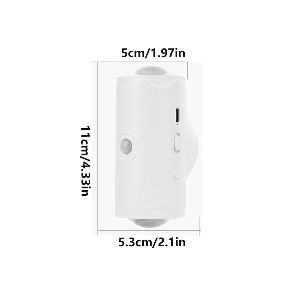 Human Sensing Motion Sensor Night Light Dimmable Function RGB Color Changing LED Closet Light Magnetic Mounting Portable