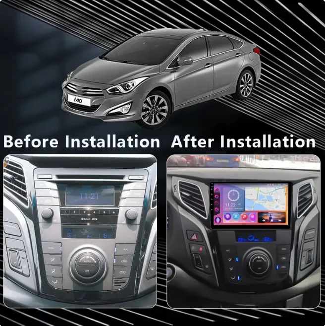 2 din for Hyundai I40 2012-2016 Android 13.0 6+128G Multimedia Player Car Radio Wireless Carplay Android Auto Original Car Menu