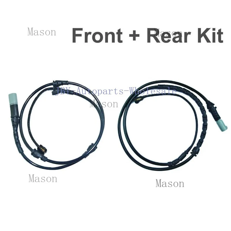 

R+ Set of 2Pcs Front + Rear Brake Pad Wear Sensor Kit for BMW E70 X5 E71 X6