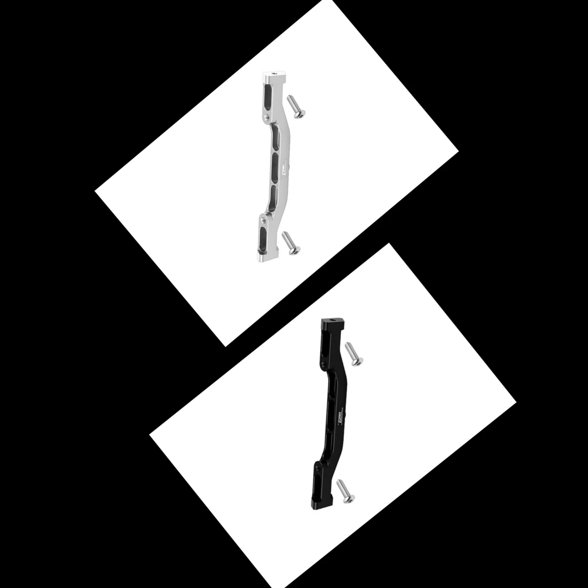 GPM AXIAL 1/6 SCX6 Jeep Trial Honcho AXI05001 para piezas de enlace de chasis inferior delantero de aleación