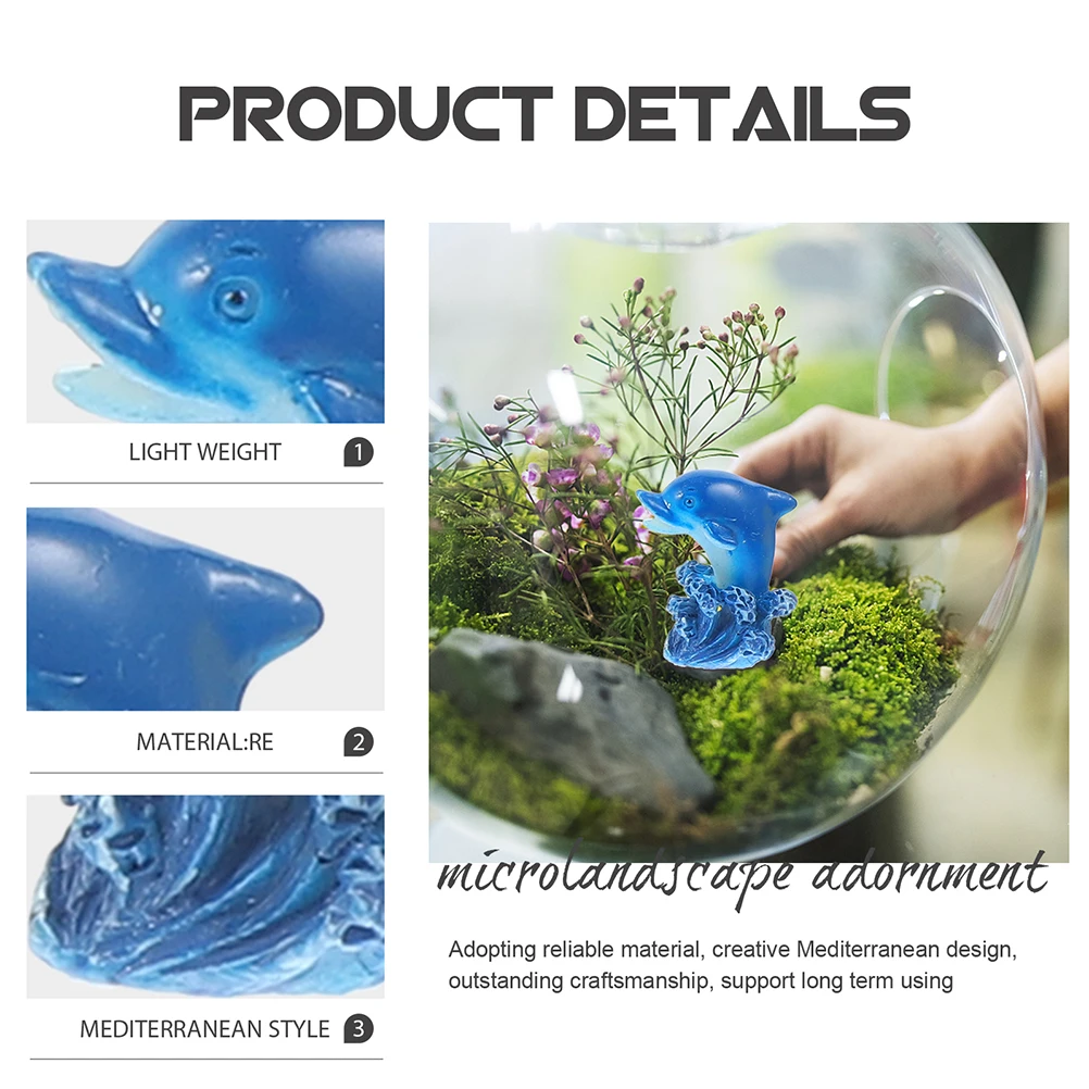 

9 Pcs Rustic Decor Mediterranean Style Ornaments Decoration Micro Landscape Decorations