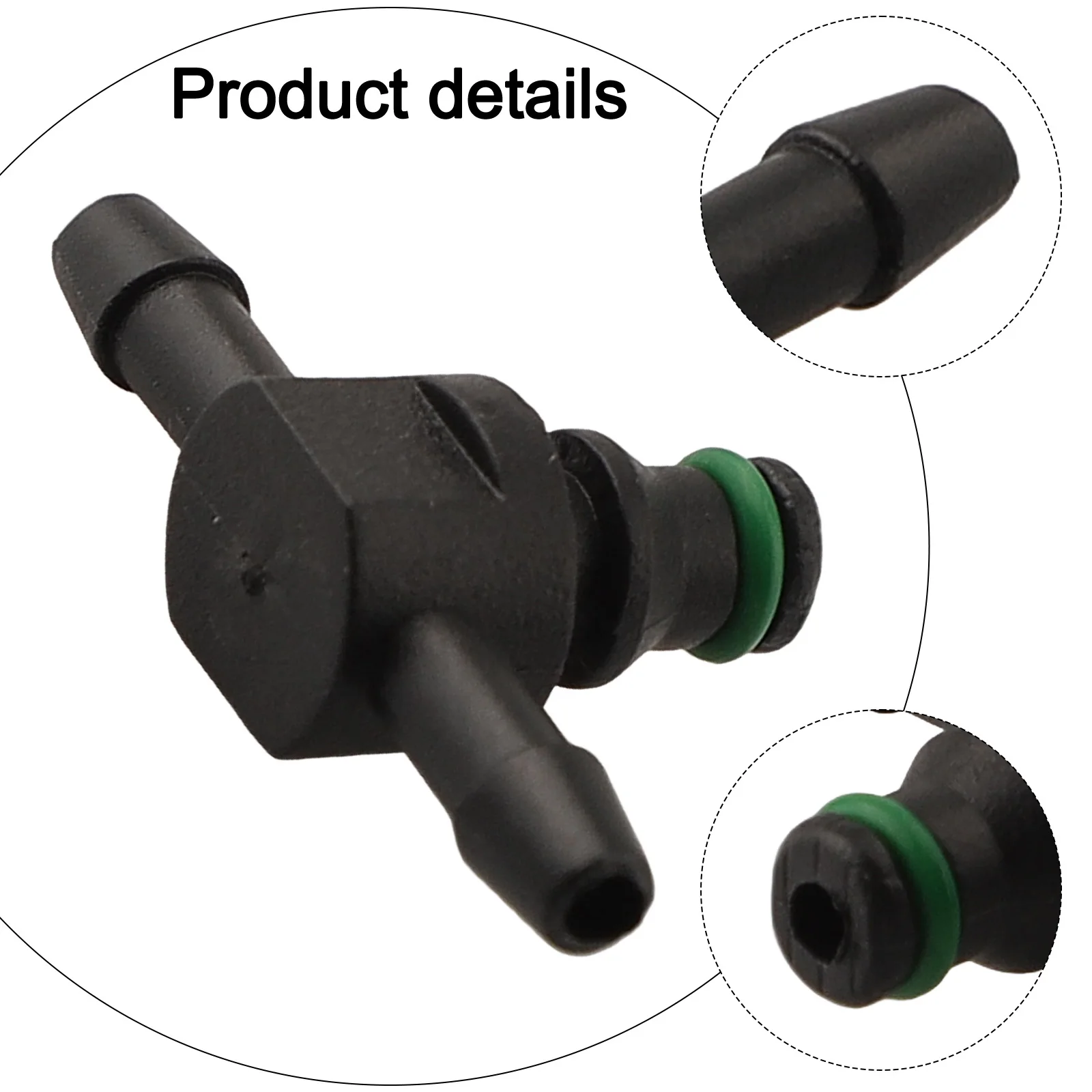 5 Pieces Diesel Injector Tube Oil Return Connection Check Valve Parts for Bosch 110 Injectors Secure and Leak Free Fit