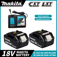 Officially certified Makita 18v batteries, 3Ah/5Ah/6Ah high-capacity, for makita 18V LXT BL1830B BL1850B BL1840 BBL1860 BL1815