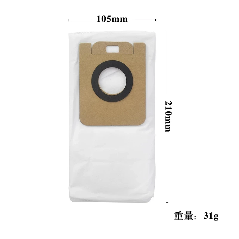 Replacement For Dreame L10 Plus / Z10 Pro Vacuum Cleaner Main / Side Brush Cover Dust Bags Hepa Filter Mop Cloth Accessories