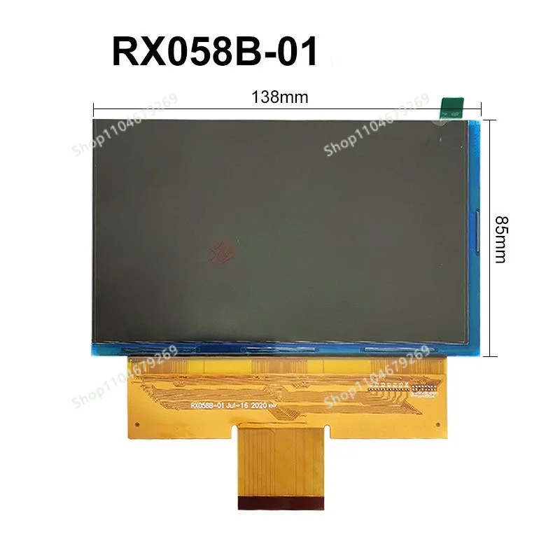 

RX058B-01 RX058B 01 5,8-дюймовый ЖК-экран 1280*800 Стекло для проектора Rigal