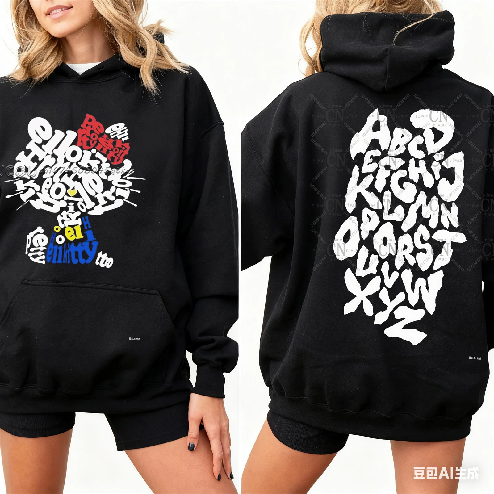 Hellokitty Cartoon Graphic Hooded Sweatshirt For Autumn/Winter Women'S Comfortable Sportswear Loose&Comfortable Fashionable Top