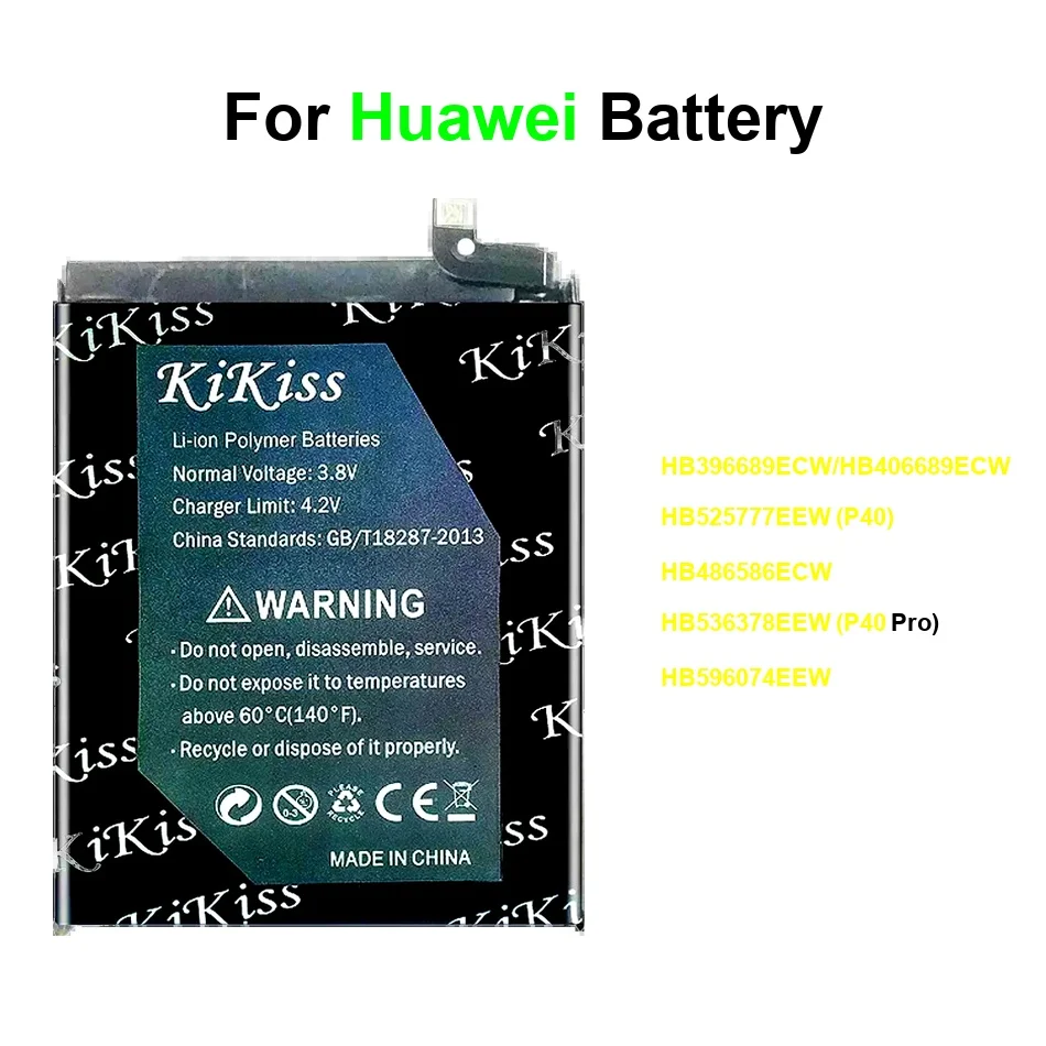 

HB536378EEW P40 Pro HB486586ECW HB525777EEW For Huawei Mate Y7 30 Pro+ Lite Plus 2017 2018 4G Battery